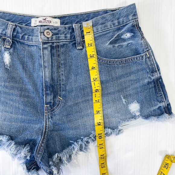 Hollister | High Rise Cutoff Jean Shorts | 11 / 30 - Picture 14 of 14